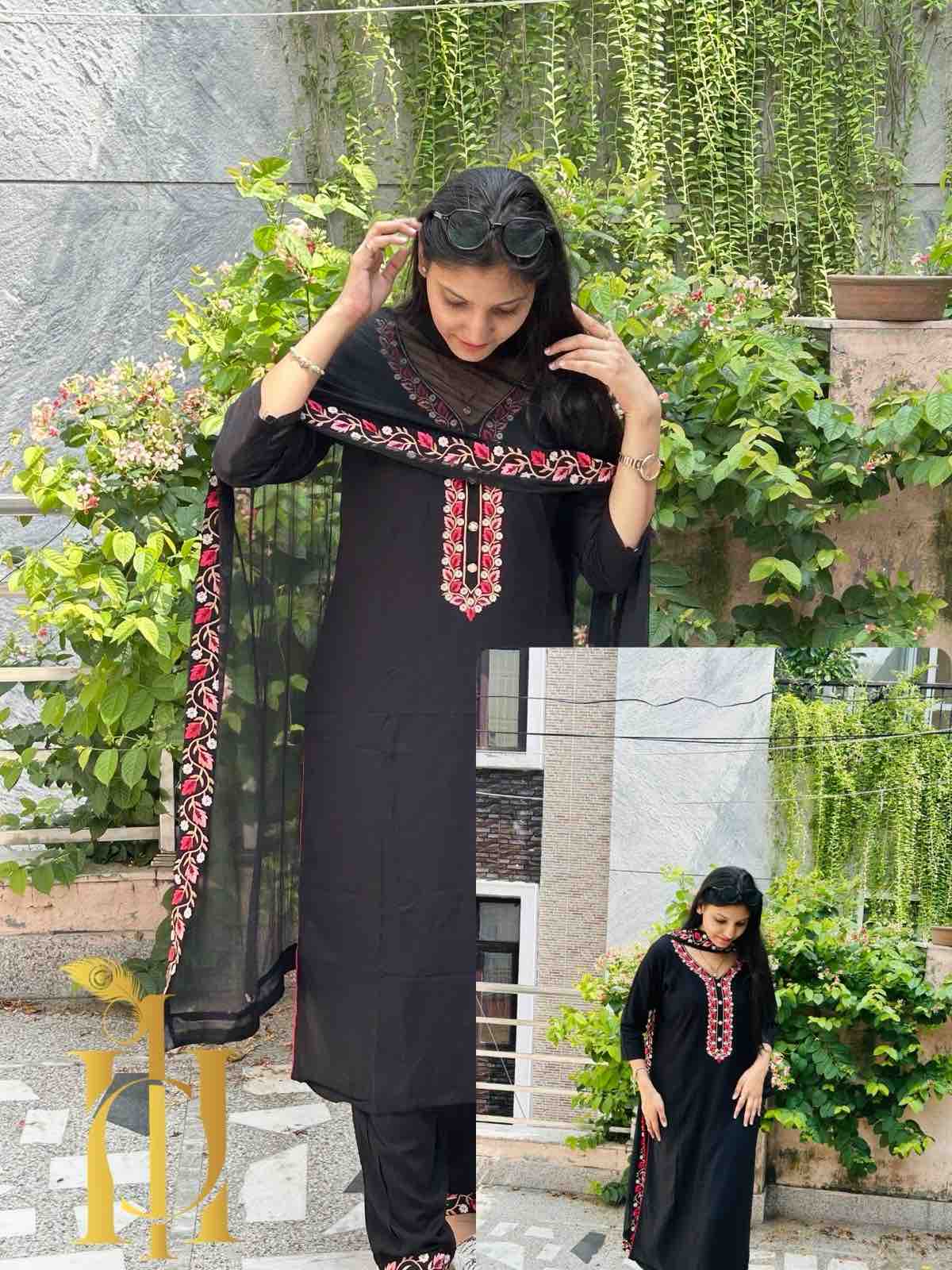 Shadow Blossom Suit Set